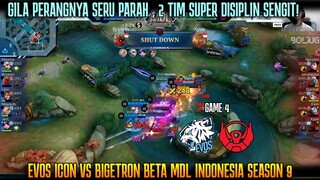 GILA PERANGNYA SERU PARAH, SUPER SENGIT ! GAME 4 EVOS ICON VS BTR BETA MDL ID S9