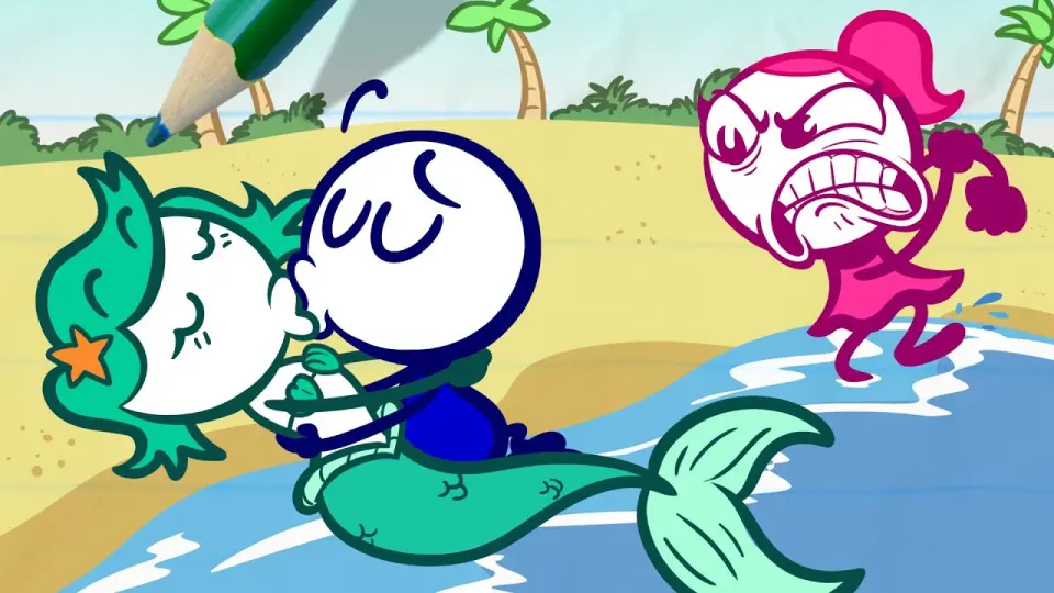 Pencilmate & Pencilmiss 👶MERMAID Cartoons👶 💓 Baby Shark Cartoon | Animation | Pencilmation - Bilibili Pencilmate & Pencilmiss 👶MERMAID Cartoons👶 💓 Baby Shark Cartoon | Animation | Pencilmation - Bilibili