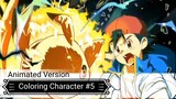 Coloring pokemon character animated version #5