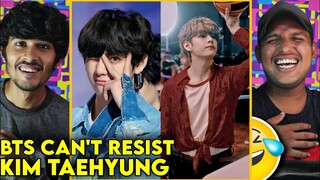 Bts Cant Resist Kim Taehyung | Bts Kim Taehyung Funny Moments | V2funreacts