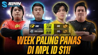 JADWAL MPL ID SEASON 11 WEEK 2! MINGGU MPL PALING GILA! MATCH NYA PANAS!