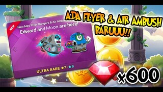 GACHA LINE RANGERS: 600 RUBY NEW FLYER & AIR AMBUSH (EDWARD & MOON)!! (INDONESIA)