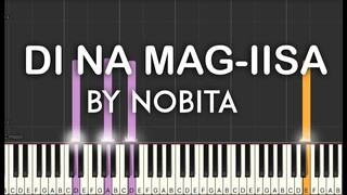 Di Na Mag-iisa by Nobita synthesia piano tutorial | with lyrics | free sheet music