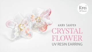 UV Resin - DIY Crystal flower resin earring