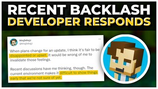 Minecraft Developer Responds to the Recent Issues | The Minecraft Wild Update