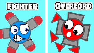 Pro Fighter Vs Pro OverLord Diep.io New TOP 100% Funny Maze Trolling