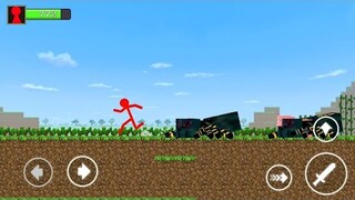 Stickman VS Monsters : Stickman Minecraft : Walkthrough 3