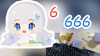 【Shizuku Ruru】A Japanese girl studying abroad learned the difference between the Internet slang 666 