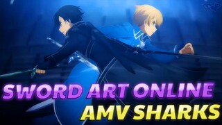 Sword Art Online - AMV Mới | BGM : Imagine Dragons - Sharks