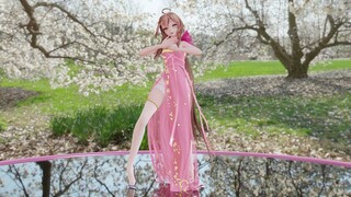 [Lezheng Ling/MMD/Fabric Solution] Peach Blossom Cheongsam