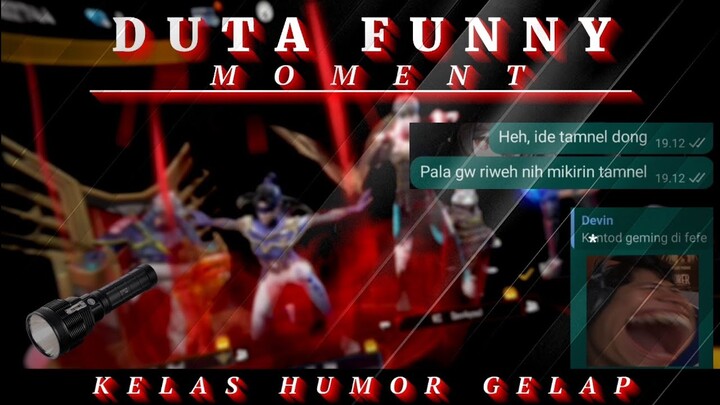 KELAS HUMOR GELAP ( DUTA FUNNY MOMENT ) | FREE FIRE INDONESIA