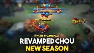 Revamped Chou is Here! | New Season New Rotation for Chou | Mobile Legends