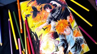 Drawing Haikyu || Battle Art On Facebook || Ricky Skill