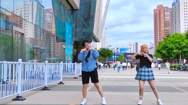 Sweet! Female 0 and straight girl bloom youthfully in the square YES!OK!