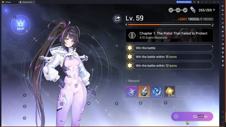Chaos Zero Nightmare fei main story 8 boss battle #czn #storymode