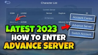 HOW TO ENTER ADVANCE SERVER IN MOBILE LEGENDS 2023