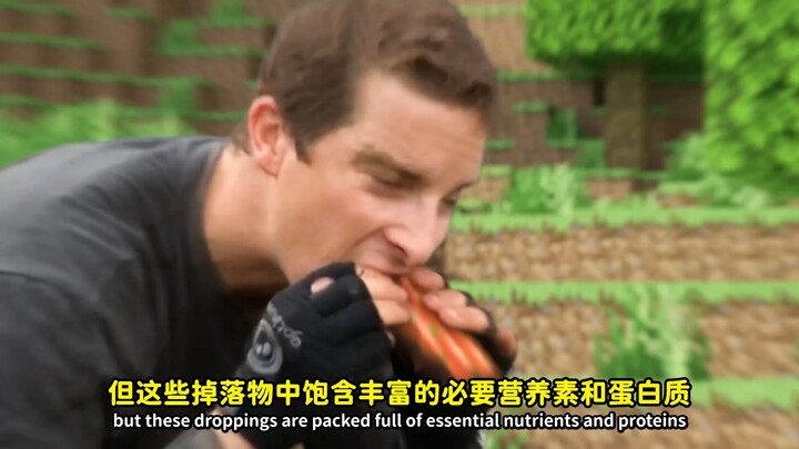 Speedrun Minecraft with Bear Grylls