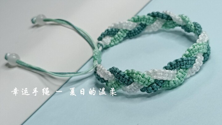 دورة تفصيلية لحياكة حبل الحظ اليدوي