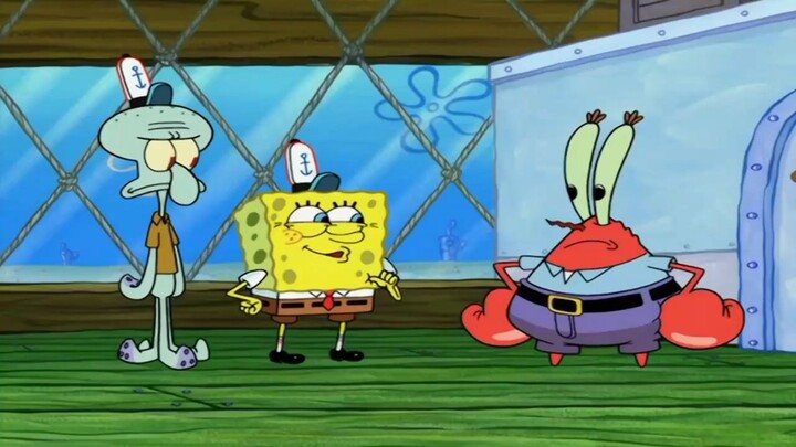 spongebob bahasa indonesia : restoran ayam laut (3/4)