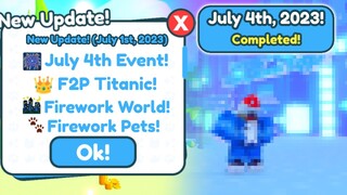 *NEW* 4TH of JULY Update LEAKED in Pet Simulator X!