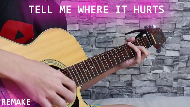 MYMP - Tell Me Where It Hurts - Fingerstyle Guitar Cover ( Remake )