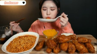 Mì cay HQ và gà mật ong phần 2 #MUKBANG