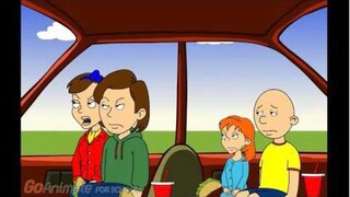 Caillou Misbehaves On The Way To The R & C Movie