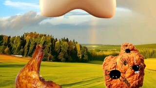 มีแมลงวันอยู่บนขาไก่!