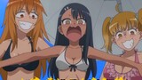 We step on you in front of Nagatoro-san, she won't be jealous, senior~