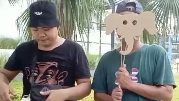 muka beruk yang menakutkan (🤣🤣🤣🤣)