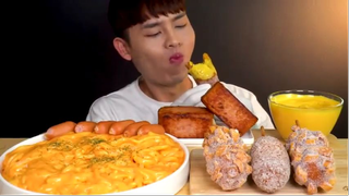 mukbang đùi gà thịt #amthuc #monngon