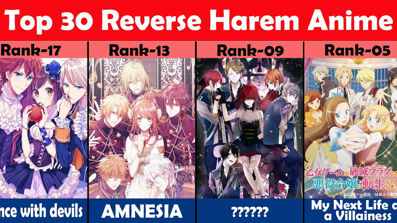 Top 30 Reverse Harem Anime - Bilibili