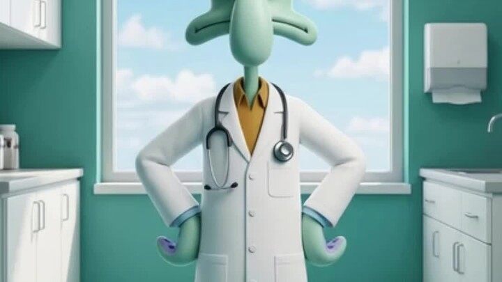 Lồng tiếng SpongeBob: “SpongeBob Cơ Bắp” – Có chuyện gì với lọ thuốc của Anh Bạch Tuộc vậy?