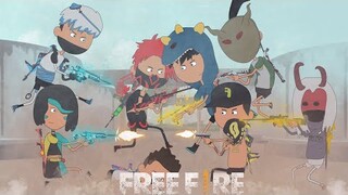 animation free fire - ratain mode clash squad bareng pro player - @BUDI01 GAMING , frontal gaming