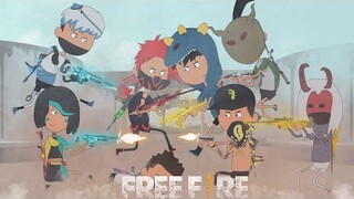 animation free fire - ratain mode clash squad bareng pro player - @BUDI01 GAMING , frontal gaming