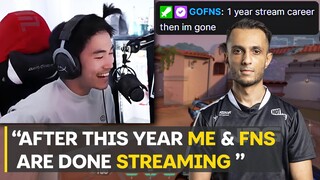 FNS & s0m On Getting Offers To Compete Already & Giving Up Streaming Completely Next Year