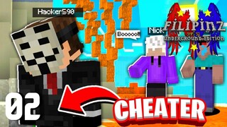 FilipinzSMP S2 #02: Cheater Caught On 4K HAHAHAHHAHAA | Filipino SMP (Tagalog)