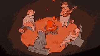 【Rusple】深夜围坐火堆旁，循环小动画伴你入眠