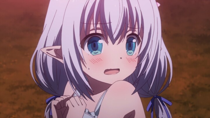 White hair, blue pupil, arrogant, loli, dumb hair!