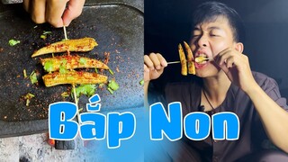 Ẩm Thực Hài Hước: Bắp Non Nướng Siêu Cay (Grilled Stone Food)