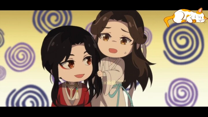 How much do you like this! After the Crown Prince tied his hair himself, Huacheng made his hairstyle