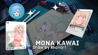Draw || Menggambar Mona Kawai ✨