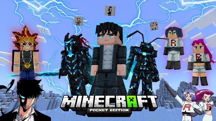 อัปเดทใหม่! "แสตน ซงจินอู จักรพรรดิเงา" ใน Minecraft มือถือ?🔥 (Stand Verse) | Minecraft รีวิว Addon