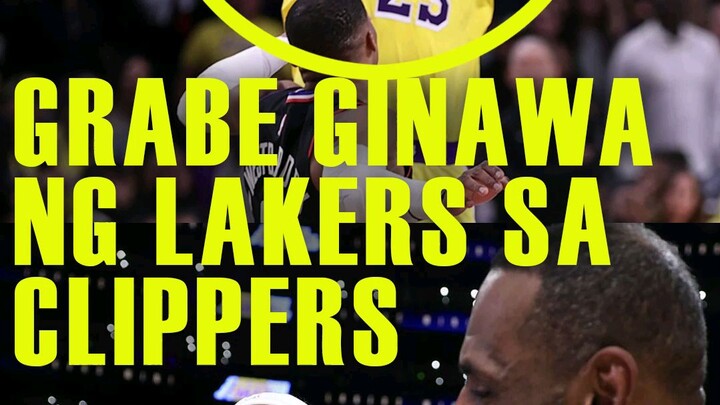 LAKERS DINUROG ANG CLIPPERS