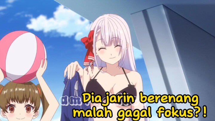 Diajarin berenang malah gagal fokus gara gara ini?! 😱 [AMV]