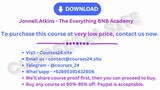 Jonnell Atkins - The Everything BNB Academy