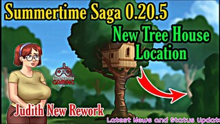 New Tree House Location & Judith New Rework | Summertime saga 0.20.5 Latest News and Update