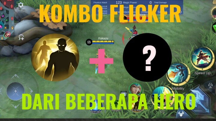 INI BEBERAPA KOMBO HERO + FLICKER, PASTI NGAGETIN MUSUH 🤣