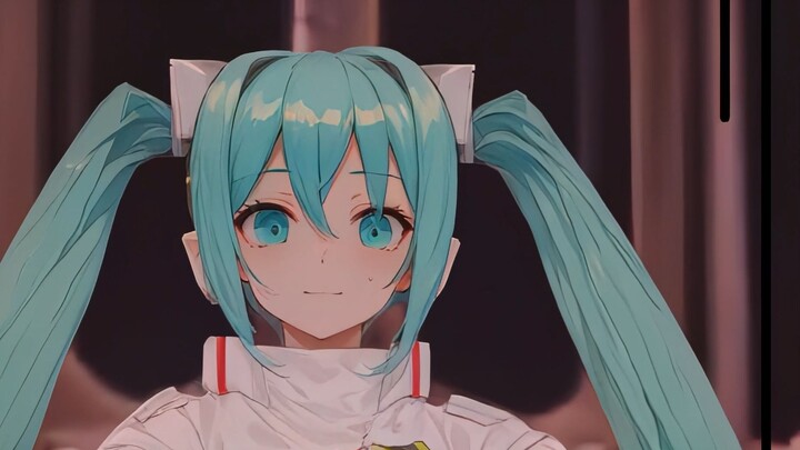 The most adorable Miku-sama in the world wants to shake one too! ! !