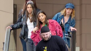 Funny WET Fart Prank on the Escalator!!